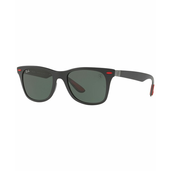 レイバン メンズ サングラス・アイウェア アクセサリー Sunglasses, RB4195M SCUDERIA FERRARI COLLECTION MATTE BLACK/GREEN