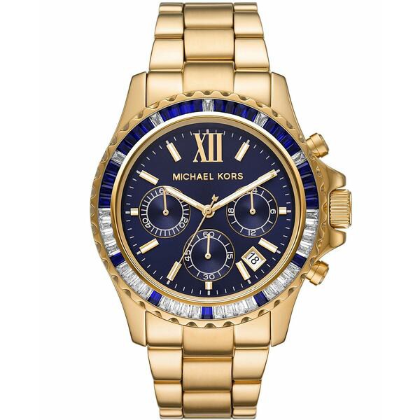 マイケルコース レディース 腕時計 アクセサリー Women's Everest Chronograph Gold-Tone Stainless Steel Bracelet Watch 42mm Gold- To