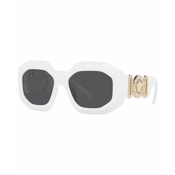 ヴェルサーチ レディース サングラス＆アイウェア アクセサリー Women's Sunglasses, VE4424U 56 White