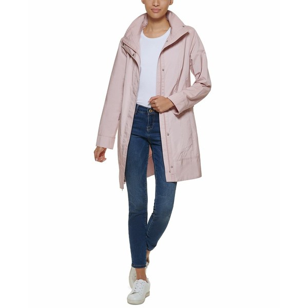 コールハーン レディース ジャケット＆ブルゾン アウター Packable Hooded Raincoat Canyon Rose