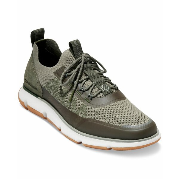 コールハーン メンズ スニーカー シューズ Men's 4.ZERGRAND Stitchlite Sneaker Dusty Olive Knit