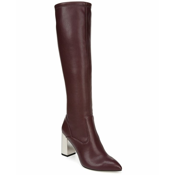 フランコサルト レディース ブーツ＆レインブーツ シューズ Katherine High Shaft Boots Burgundy Faux Leather