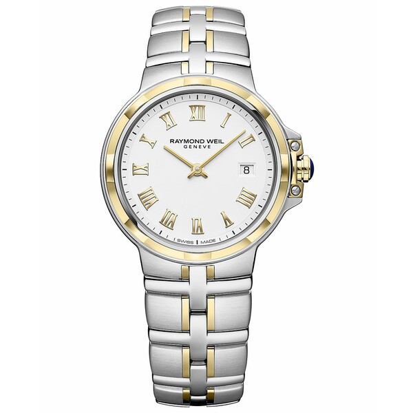 レイモンドウェイル レディース 腕時計 アクセサリー Women's Swiss Parsifal Two-Tone PVD Stainless Steel Bracelet Watch 30mm No Col