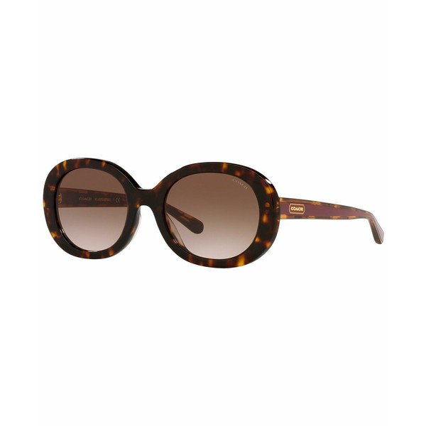 コーチ レディース サングラス＆アイウェア アクセサリー Women's Sunglasses, HC8337U C7992 52 Dark Tortoise