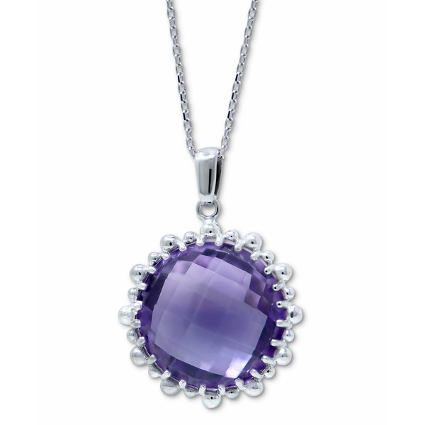 アンジー レディース ネックレス・チョーカー・ペンダントトップ アクセサリー Amethyst Solitaire Pendant Necklace (2-7/8 ct. t.w.) i