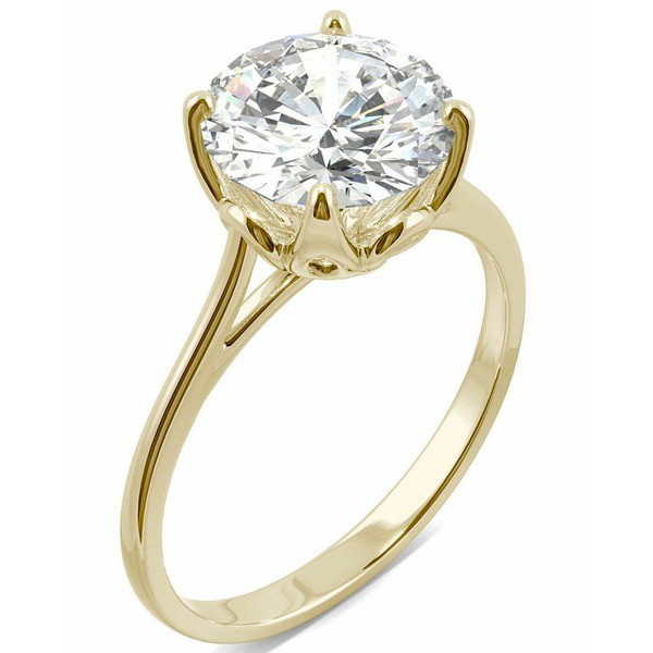 チャールズ アンド コルバード レディース リング アクセサリー Moissanite Round Solitaire Ring (2-3/4 ct. tw. Diamond Equivalent) i