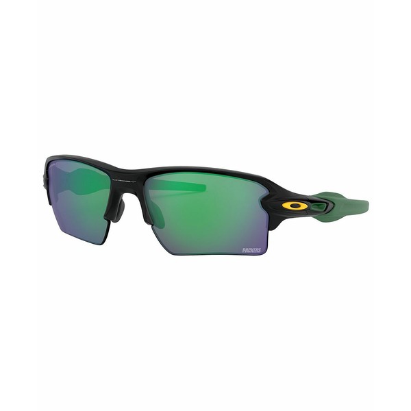 オークリー メンズ サングラス・アイウェア アクセサリー NFL Collection Sunglasses, Green Bay Packers OO9188 59 FLAK 2.0 XL GB MATT