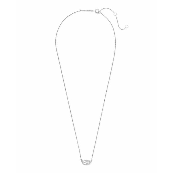 ケンドラスコット レディース ネックレス・チョーカー・ペンダントトップ アクセサリー Lisa Pendant Necklace (1/6 ct. t.w.) White Gol