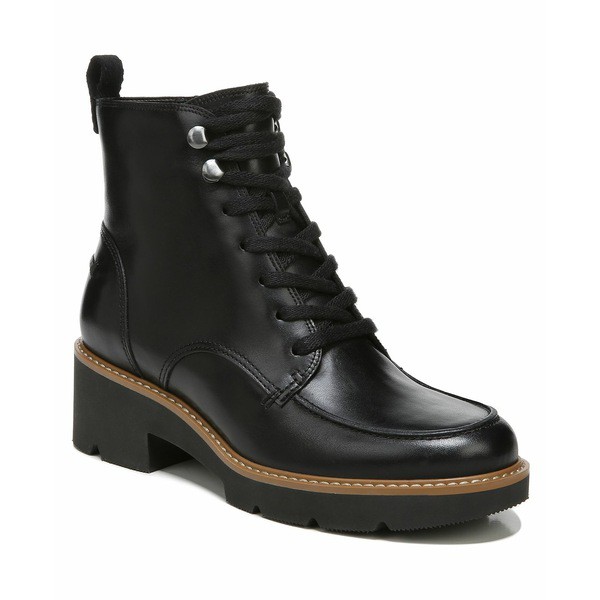 ナチュライザー レディース ブーツ＆レインブーツ シューズ Dara Lug Sole Booties Black Leather