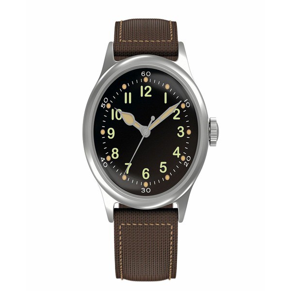 イーウォッチファクトリー メンズ 腕時計 アクセサリー Men's Tom Rice A11 Automatic Mechanical Brown Nylon Strap Watch 42mm Brown