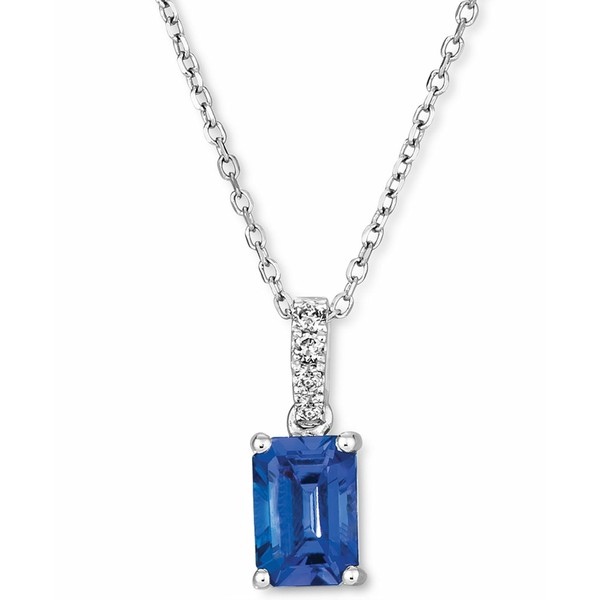 ルヴァン レディース ネックレス・チョーカー・ペンダントトップ アクセサリー Blueberry Tanzanite (3/4 ct. t.w.) & Vanilla Diamond (