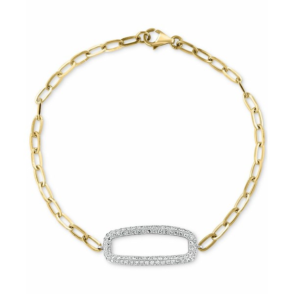 エフィー コレクション レディース ブレスレット・バングル・アンクレット アクセサリー EFFY® Diamond Pavé Link Chain Brac