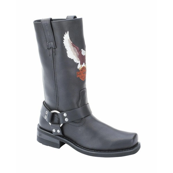 ハーレーダビットソン メンズ ブーツ＆レインブーツ シューズ Harley-Davidson Darren Men's Motorcycle Riding Boot Blk 13 Ha