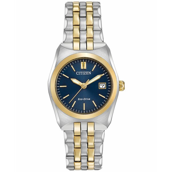 シチズン レディース 腕時計 アクセサリー Women's Eco-Drive Two-Tone Stainless Steel Bracelet Watch 28mm EW2294-53L Two-Tone