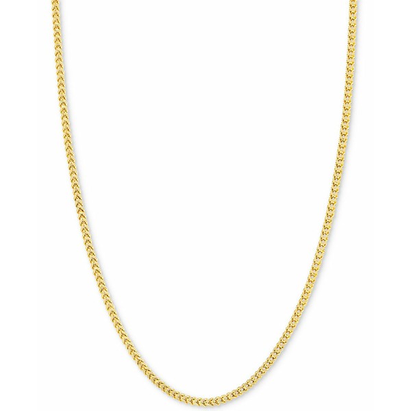 イタリアン ゴールド レディース ネックレス・チョーカー・ペンダントトップ アクセサリー 18" Franco Chain Necklace (1-7/8mm) in 14k