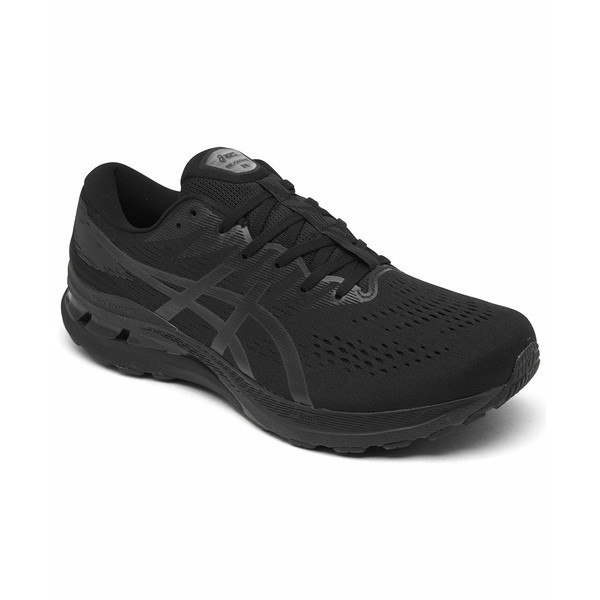 アシックス メンズ スニーカー シューズ Men's Gel-Kayano 28 Wide Width Running Sneakers from Finish Line Black, Graphite