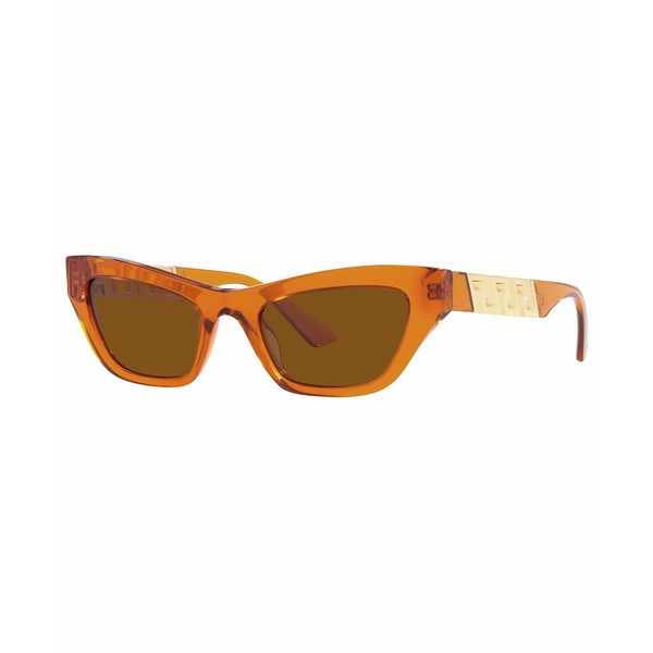 ヴェルサーチ レディース サングラス＆アイウェア アクセサリー Women's Sunglasses, VE4419 52 Transparent Orange