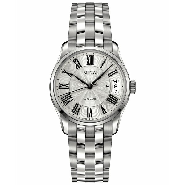 ミド レディース 腕時計 アクセサリー Women's Swiss Automatic Belluna II Stainless Steel Bracelet Watch 33mm Stainless Steel