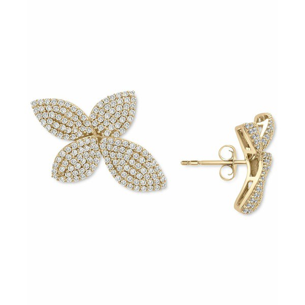 ラップド イン ラブ レディース ピアス＆イヤリング アクセサリー Diamond Flower Stud Earrings (1 ct. t.w.) in 14k Gold, Created for