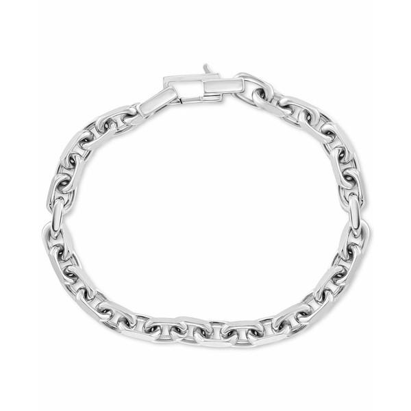 エフィー コレクション メンズ ブレスレット・バングル・アンクレット アクセサリー EFFY® Men's Cable Link Chain Bracelet in Ster