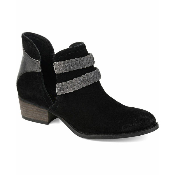 ジャーニーコレクション レディース ブーツ＆レインブーツ シューズ Signature Women's Bernice Bootie Black