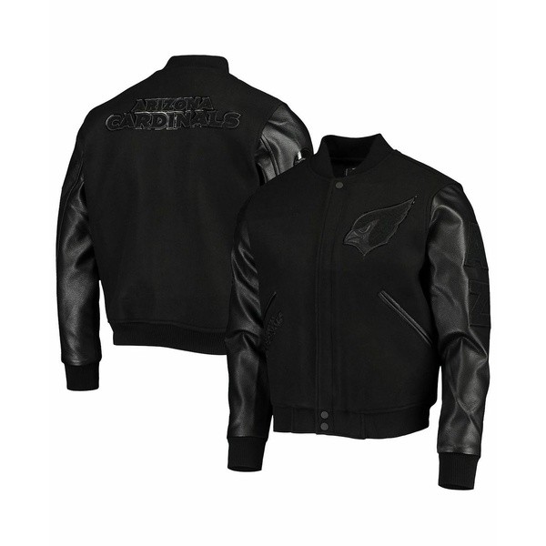 プロスタンダード メンズ ジャケット＆ブルゾン アウター Men's Black Arizona Cardinals Full-Zip Varsity Jacket Black