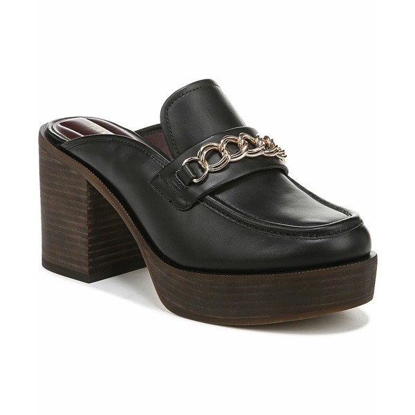 フランコサルト レディース サンダル シューズ Katra-clog Mules Black Faux Leather