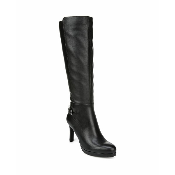 ナチュライザー レディース ブーツ＆レインブーツ シューズ Tai High Shaft Boots Black Leather