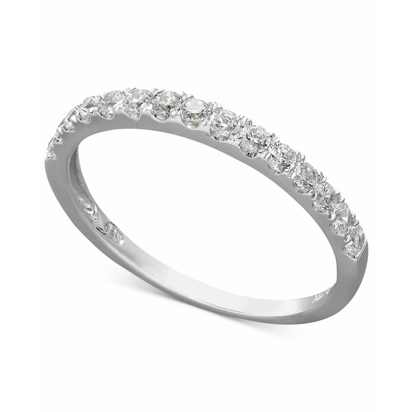 アラベッラ レディース リング アクセサリー Cubic Zirconia Wedding Band Ring (1 ct. t.w.) in 14k White or Yellow Gold White Gold