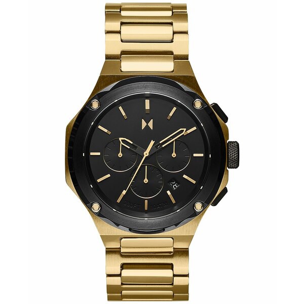 エムブイエムティー メンズ 腕時計 アクセサリー Men's Raptor Gold-Tone Bracelet Watch 46mm Gold-Tone