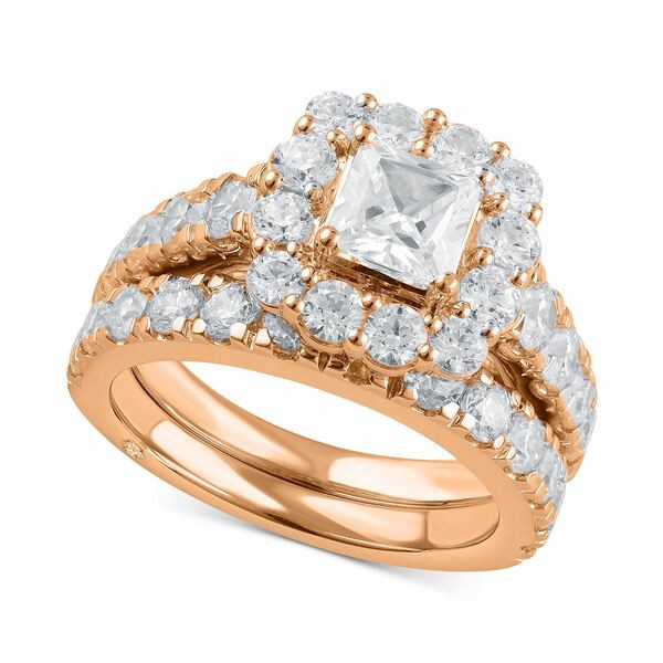 マルケッサ レディース リング アクセサリー Certified Diamond Princess Bridal Set (4 ct. t.w.) in 18k White, Yellow or Rose Gold R