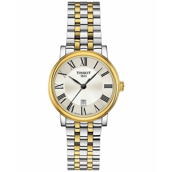 ティソット レディース 腕時計 アクセサリー Women's Swiss Carson Premium Two-Tone Stainless Steel Bracelet Watch 30mm Two Tone