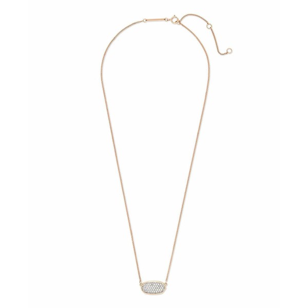 ケンドラスコット レディース ネックレス・チョーカー・ペンダントトップ アクセサリー Elisa Pendant Necklace (3/8 ct. t.w.) Rose Gol