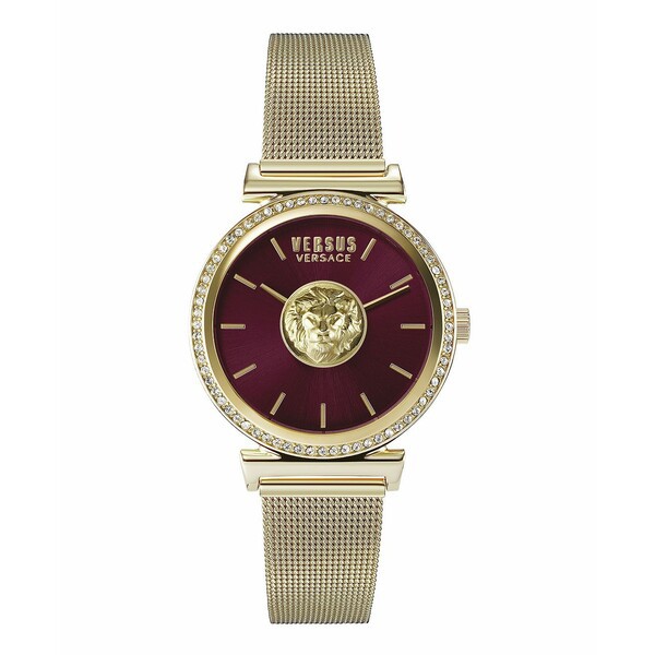 ヴェルサス ヴェルサーチ レディース 腕時計 アクセサリー Versus by Versace Women's Brick Lane Gold-tone Stainless Steel Bracelet W