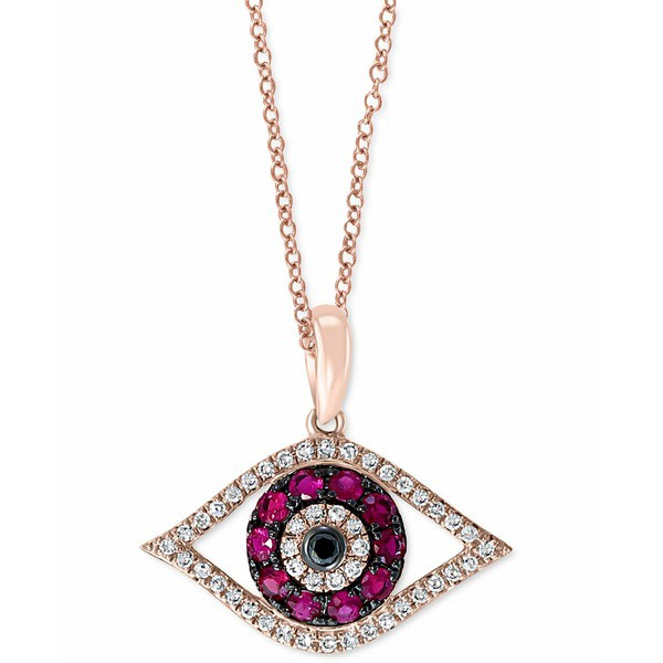 エフィー コレクション レディース ネックレス・チョーカー・ペンダントトップ アクセサリー EFFY® Ruby (1/4 ct. t.w.) & Diamond (