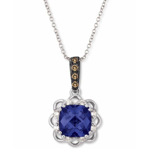 ルヴァン レディース ネックレス・チョーカー・ペンダントトップ アクセサリー Blueberry Tanzanite (1-1/3 ct. t.w.) & Diamond (1/8 ct