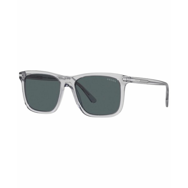 プラダ メンズ サングラス・アイウェア アクセサリー Men's Sunglasses, PR 18WS 56 GREY CRYSTAL/BLUE