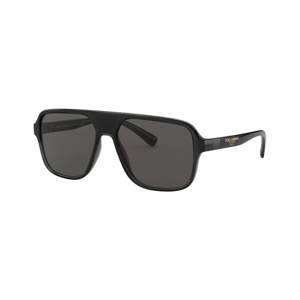 ドルチェ＆ガッバーナ メンズ サングラス・アイウェア アクセサリー Men's Sunglasses, DG6134 TRANSPARENT GREY/BLACK/GREY