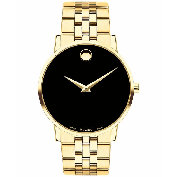 モバド メンズ 腕時計 アクセサリー Men's Swiss Museum Classic Gold-Tone PVD Stainless Steel Bracelet Watch 40mm No Color