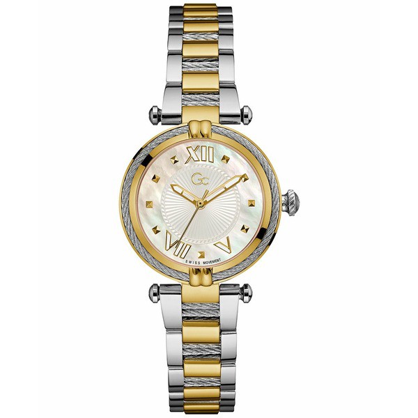 ゲス レディース 腕時計 アクセサリー Women's Swiss Two-Tone Stainless Steel Bracelet Watch 32mm Two-tone