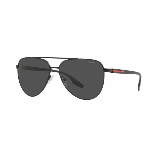 プラダ メンズ サングラス・アイウェア アクセサリー Men's Sunglasses, PS 52WS 61 Matte Black