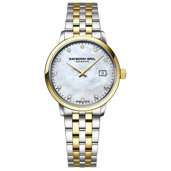 レイモンドウェイル レディース 腕時計 アクセサリー Women's Swiss Toccata Diamond-Accent Two-Tone Stainless Steel Bracelet Watch 2