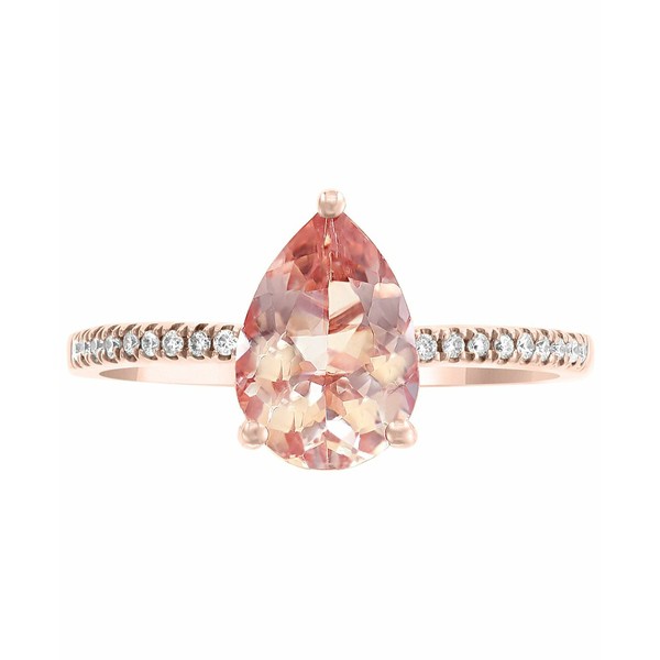 エフィー コレクション レディース リング アクセサリー EFFY® Morganite (1-1/2 ct. t.w.) & Diamond Accent Ring in 14k Rose Gold