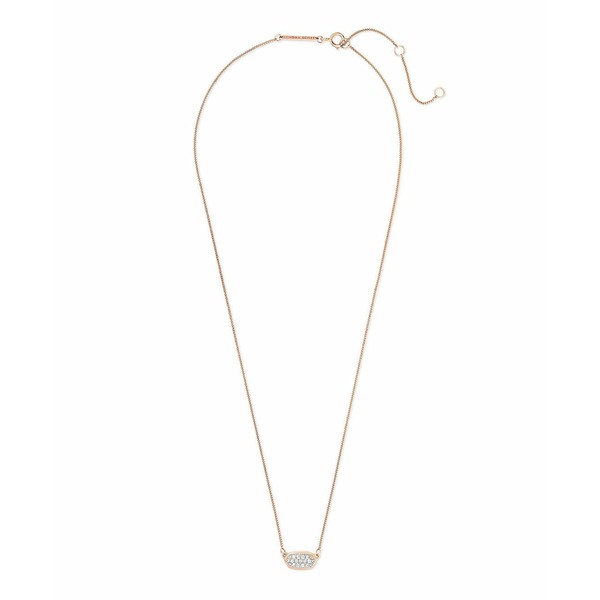 ケンドラスコット レディース ネックレス・チョーカー・ペンダントトップ アクセサリー Lisa Pendant Necklace (1/6 ct. t.w.) Rose Gold