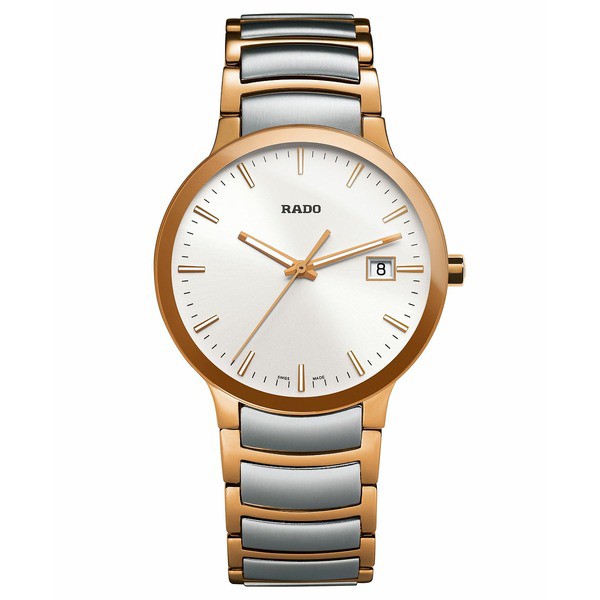 ラド メンズ 腕時計 アクセサリー Watch, Men's Swiss Centrix Two-Tone Stainless Steel Bracelet 38mm R30554103 No Color