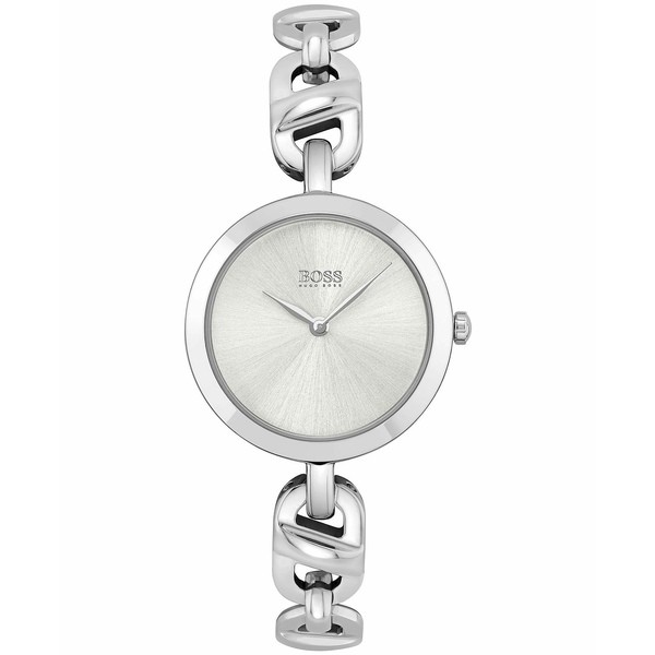 ボス レディース 腕時計 アクセサリー Women's Chain Stainless Steel Bracelet Watch 28mm Stainless Steel