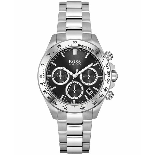 ボス レディース 腕時計 アクセサリー Women's Chronograph Novia Stainless Steel Bracelet Watch 38mm Silver