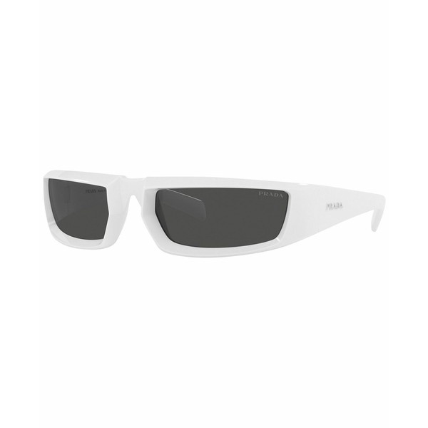 プラダ メンズ サングラス・アイウェア アクセサリー Men's Sunglasses, 63 White