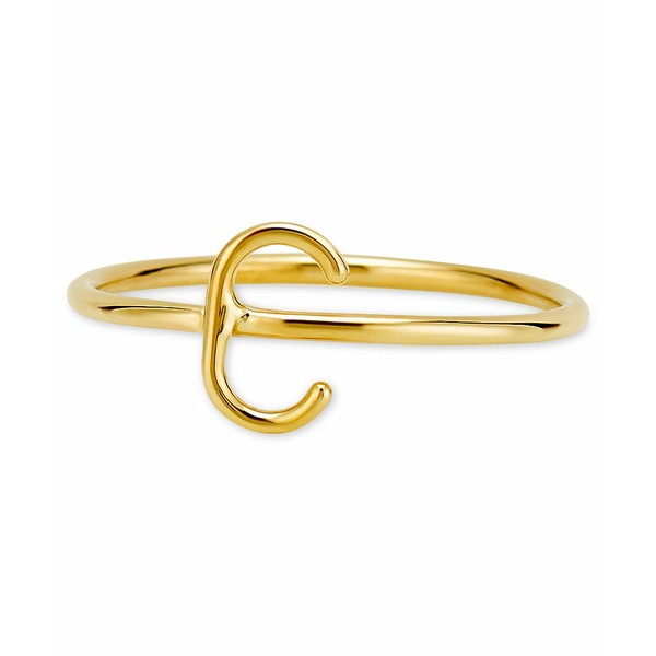 サラクロエ レディース リング アクセサリー Amelia Initial Monogram Ring in 14k Gold C