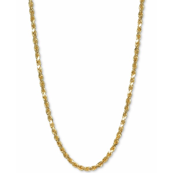 イタリアン ゴールド レディース ネックレス・チョーカー・ペンダントトップ アクセサリー Rope 22" Chain Necklace in 14k Gold Yellow